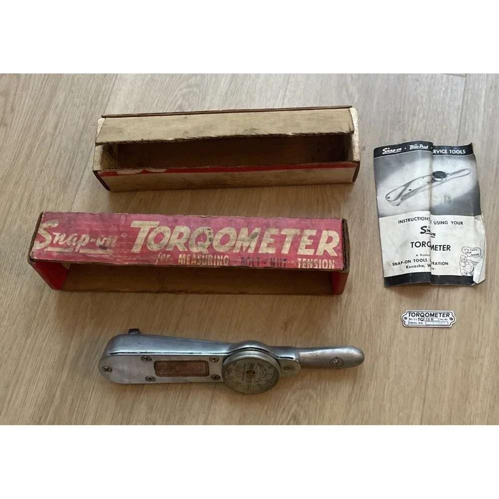 Vintage Snap On Torqometer TQ12 B 3/8